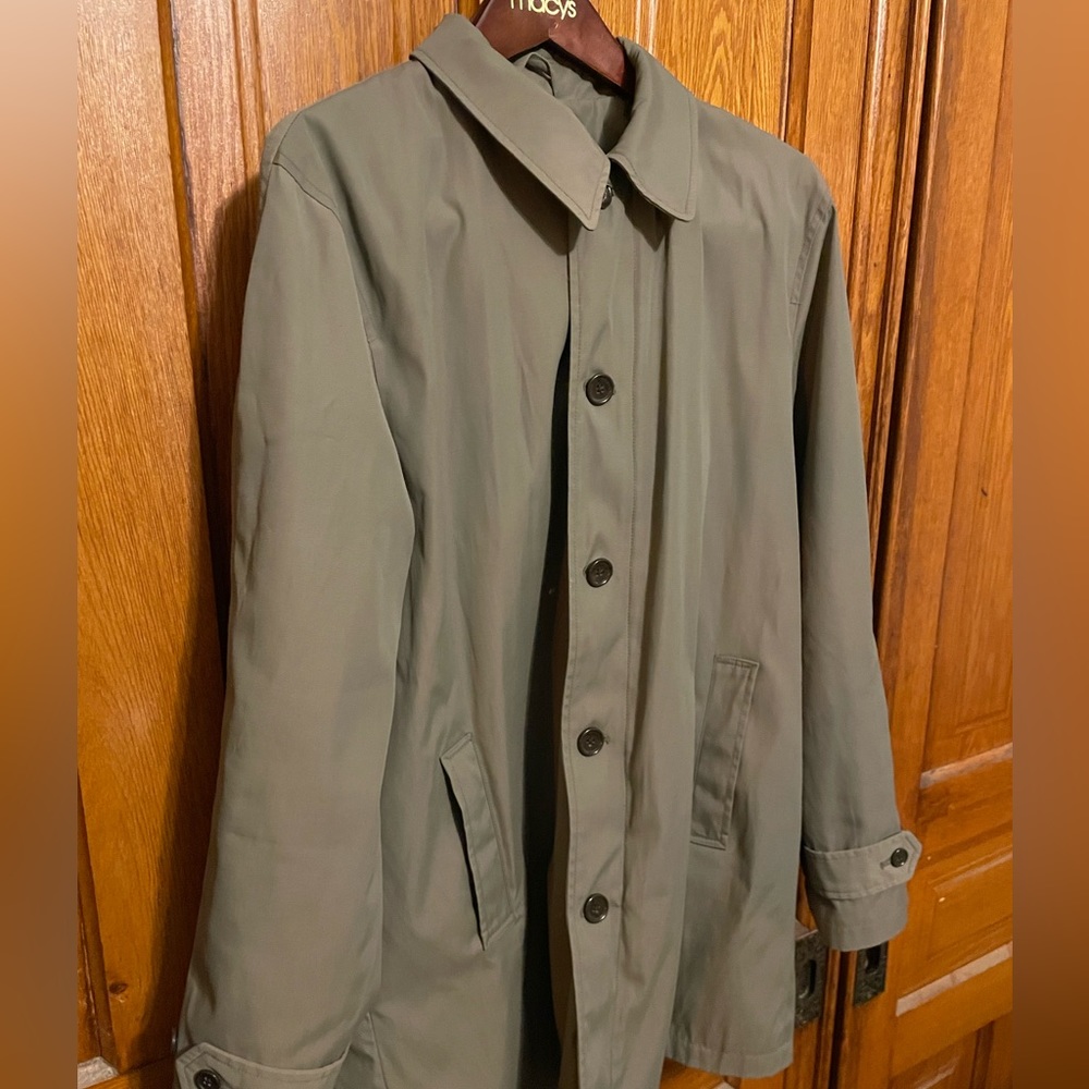 Banana Republic - Olive Trench coat.